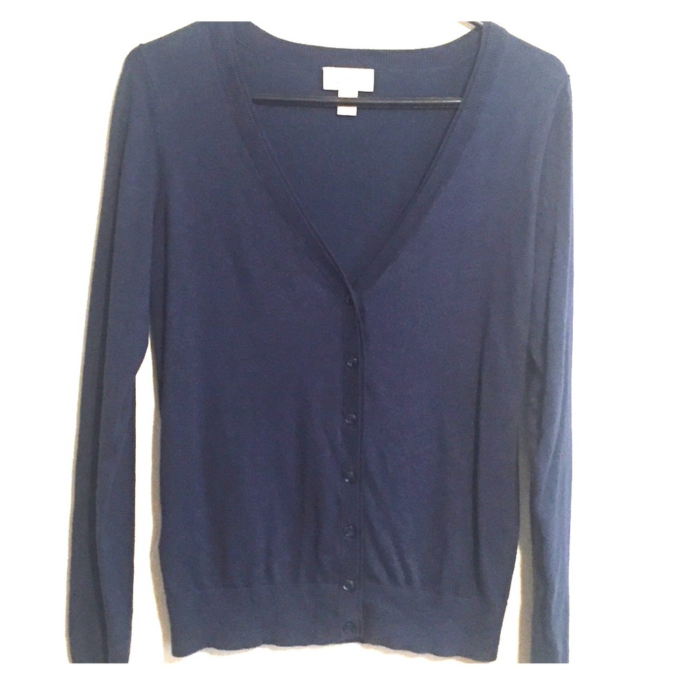 Matching Loft cardigan and tank top